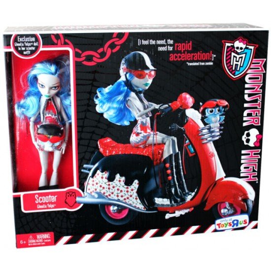 Monster High Ghoulia Yelps Scooter X4497
