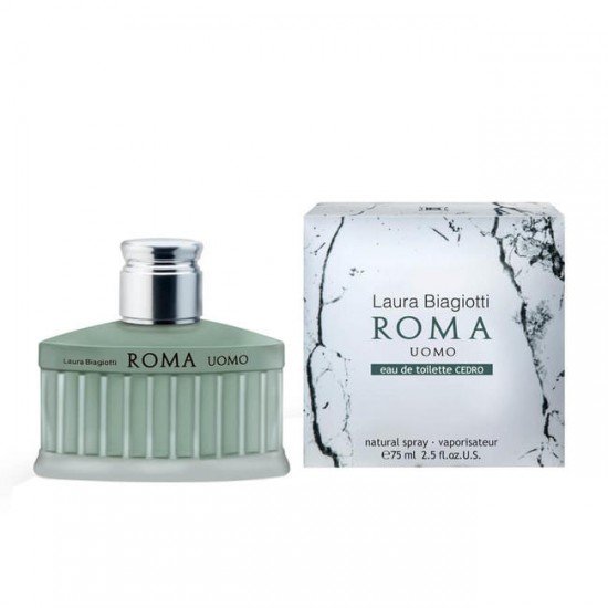 ROMA UOMO FOR MEN BY LAURA BIAGIOTTI - EAU DE TOILETTE SPRAY, 2.5 OZ