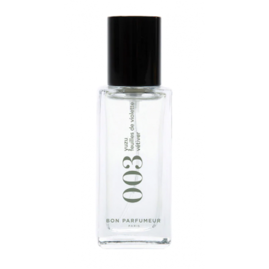 Bon Parfumeur 003 Yuzu, Feuilles De Violette, Vétiver EDP 30ml (BP003edp30) by www.coucoushop.com