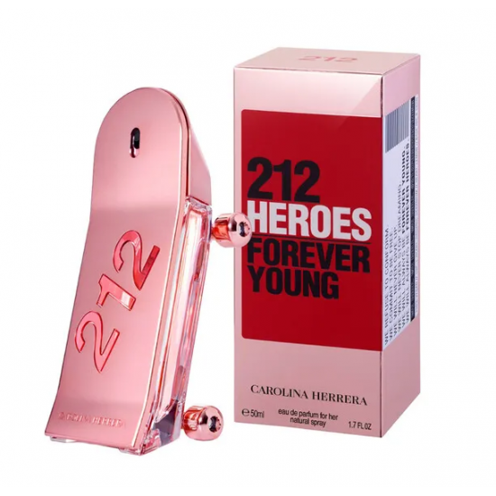 Carolina Herrera 212 Heroes Forever Young for Her EDP 50ml (CHHFYedp50) by www.coucoushop.com