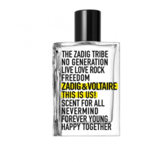 Zadig & Voltaire This is Us! EDT 50ml (ZVTiUedt50) by www.coucoushop.com