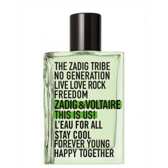 Zadig & Voltaire This is Us! L Eau for All EDT 50ml (ZVTiULAedt50) by www.coucoushop.com