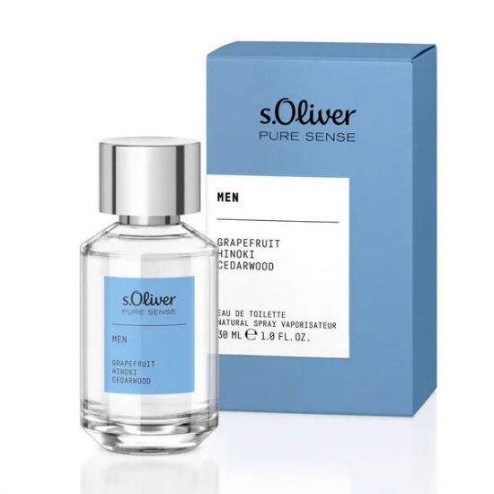 s.Oliver Pure Sense Men EDT 30ml (sOPSMedt30) by www.coucoushop.com