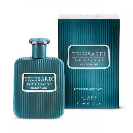 Trussardi Riflesso Blue Vibe Limited Edition EDT 100ml (TRBVLEedt100) by www.coucoushop.com