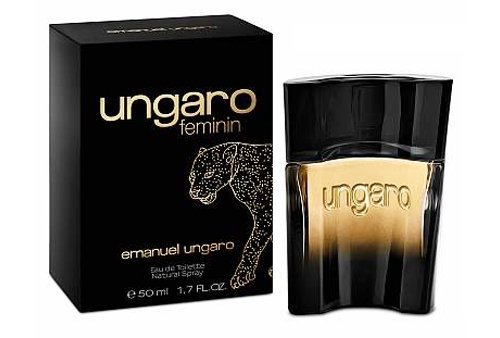 Emanuel Ungaro Feminin Eau De Toilette 90 Ml – Sinnlicher Damenduft Mit Roten Beeren & Jasmin | Leoparden-Design Flakon