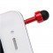 Replacement finger - dust jewel on the phone, tablets and other (red)