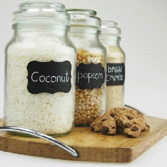 Boardee - glass and jars chalk stickers / 48 pieces