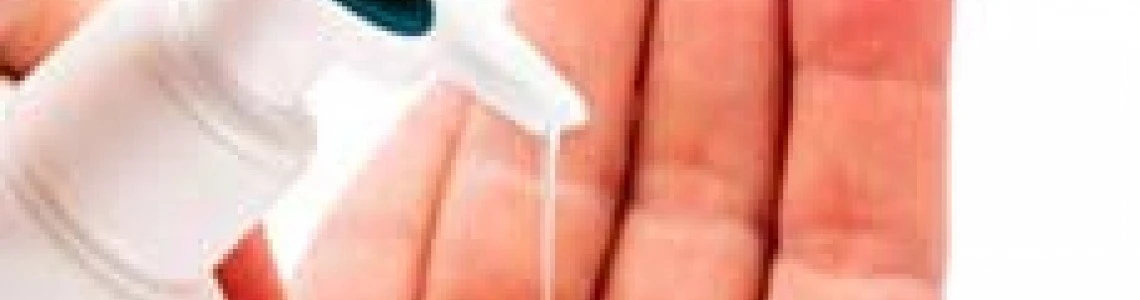 Antibakterielle Handgel und Seife