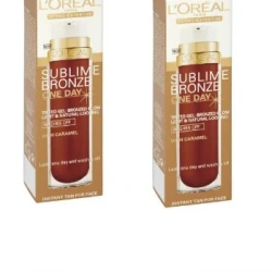 2x L'Oreal Sublime Bronze One Day 50ml