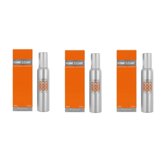 3x Fragonard Homme Élégant borotválkozás utáni balzsam 100ml