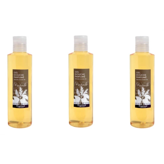 3x Fragonard Patchouli Shower Gel 250ml