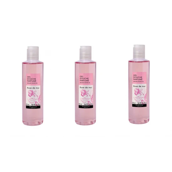3x Fragonard Rose de Mai Duschgel 250ml