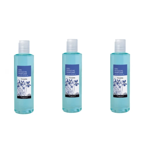 3x Fragonard Violette Duschgel 250ml