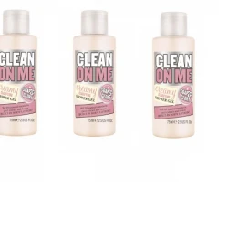 3x Soap & Glory Clean On Me mini Duschgel 75ml