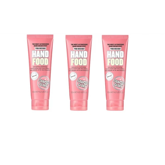 3x Soap & Glory Hand Food kézkrém 125ml
