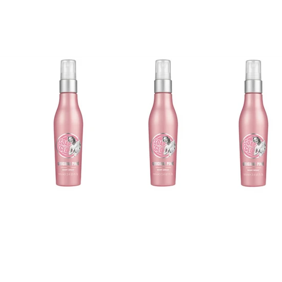 3x Soap & Glory Original Pink test spray 100ml