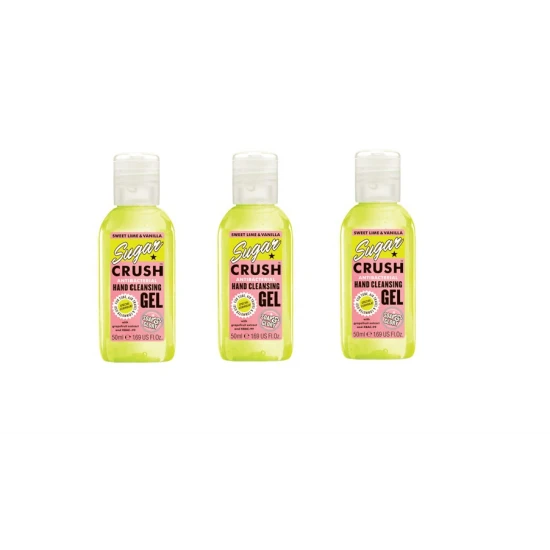 3x Soap & Glory Sugar Crush antibakteriális gél 50ml