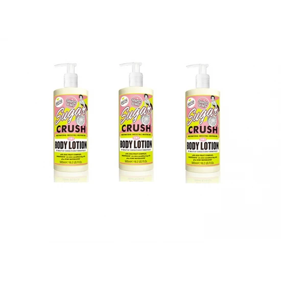 3x Soap & Glory Sugar Crush tělové mléko 500ml