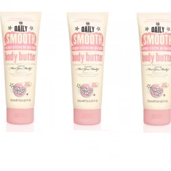 3x Soap & Glory The Daily Smooth tělové máslo 250ml