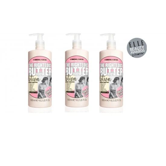 3x Soap & Glory The Righteous Butter testápoló tej 500ml