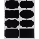 Boardee - glass and jars chalk stickers / 48 pieces